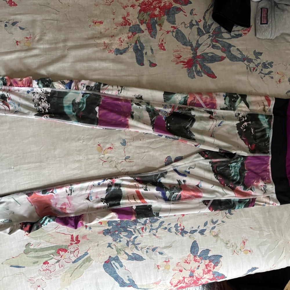 lululemon athletica Multicolor Floral Leggings